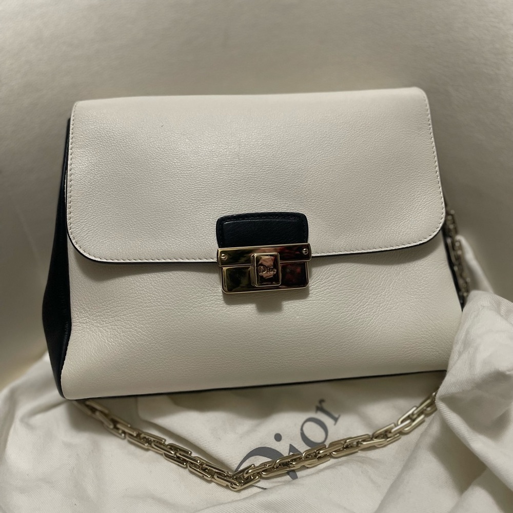 Dior Diorling leather chain bag